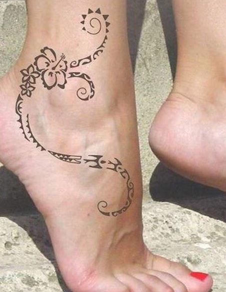 tatouage Pied