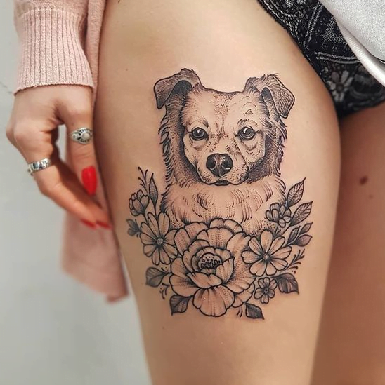 Un tatouage de votre animal de compagnie