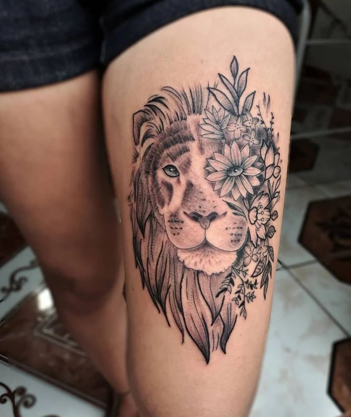 Les tatouages ​​​​de lion 