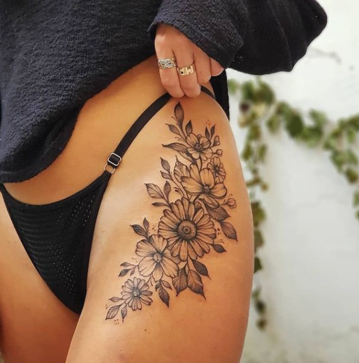 Sitemapcdatahttpsshopinf Inetcomtatouage Floral Cuisse Femme