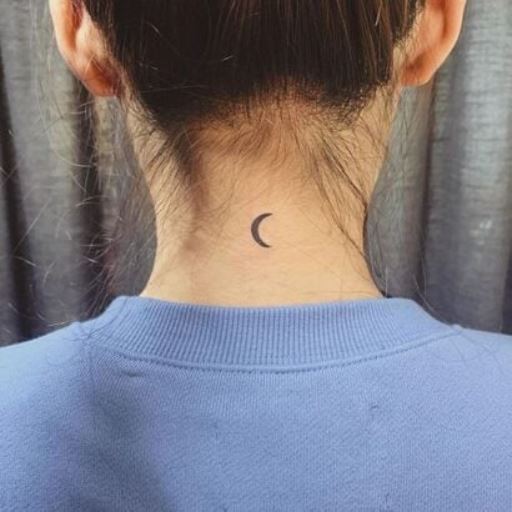 tatouage Demi Lune 