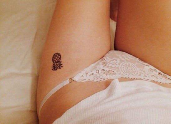 tatouage En Forme D'ananas