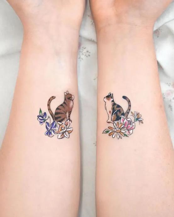 Tatouages ​​​​de Chat Assortis