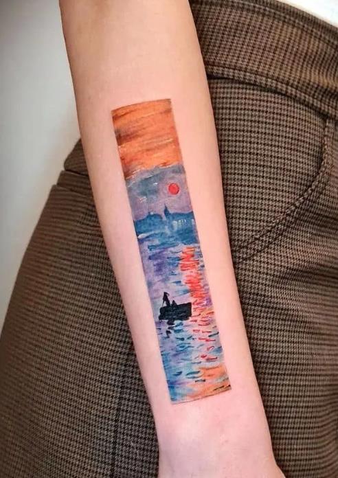 Tatouage Avant Bras Monet