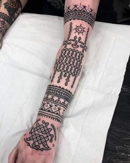 Manchette Tatouage Indiennull