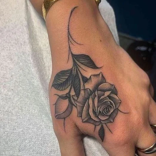 Une Rose Avec Des épines