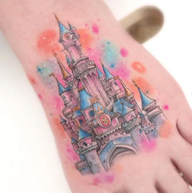 Disney tattoo femme