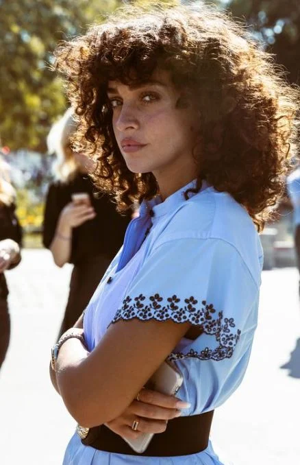 frange Sur Cheveux Frisés