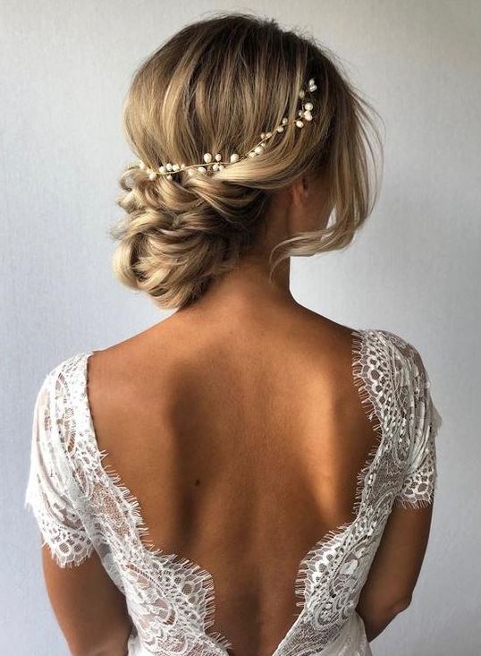 Chignon lache et bohème