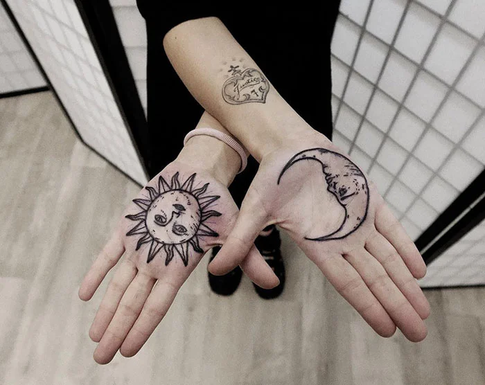 Tatouage Soleil Et Lune 