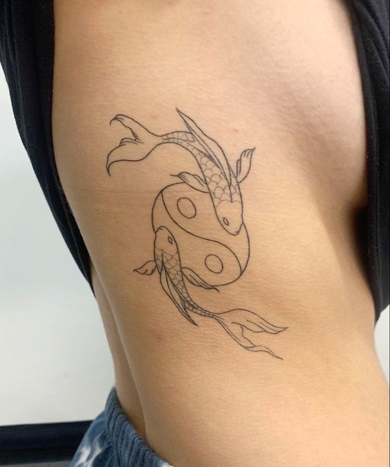 Koi Ying Yang Discret 