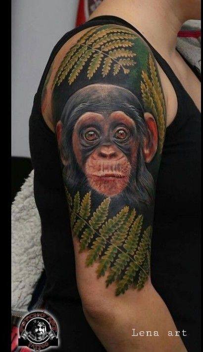 Tatouage chimpanzé
