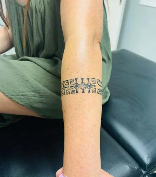 Tatouage Bracelet Tribal Simple