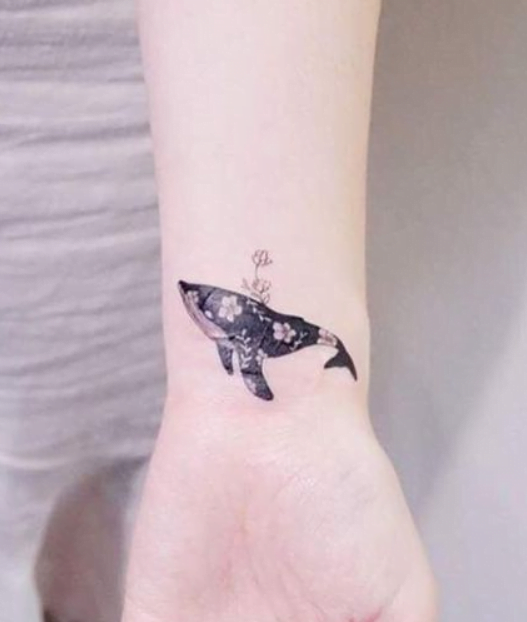 tatouage baleine