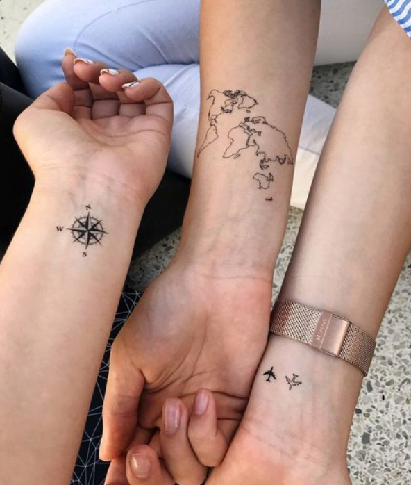 tatouage de voyage