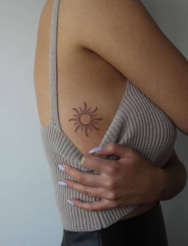 tatouage soleil