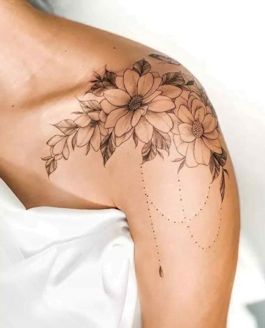 Tatouage Marguerites