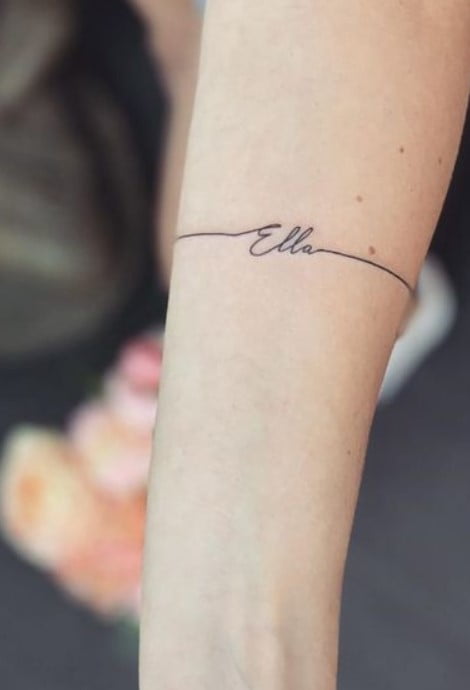 Tatouage Prénom Ella