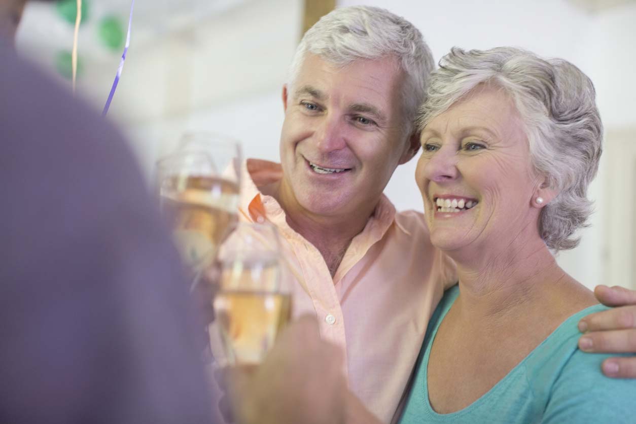 Couple 50ans en fête