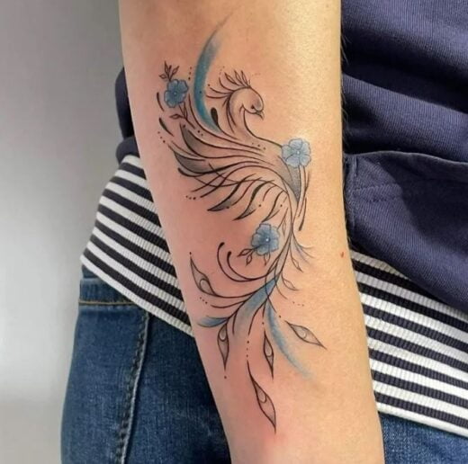 Tatouages phœnix 100 idées et photos de tattoo pour femme