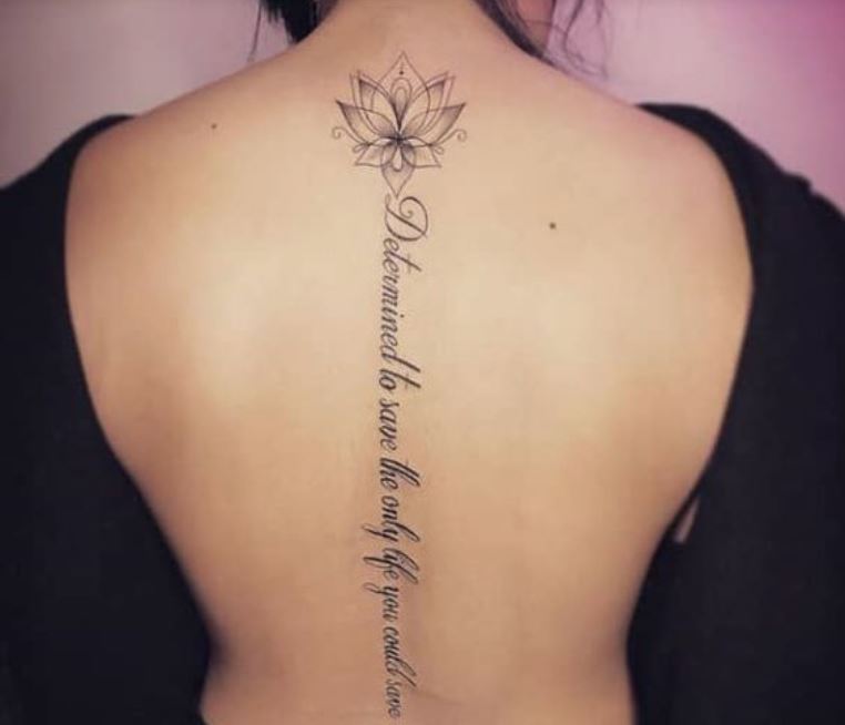 Tatouage Mandala Et Phrase