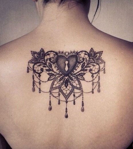 Tatouage Dos Femme Dentelle