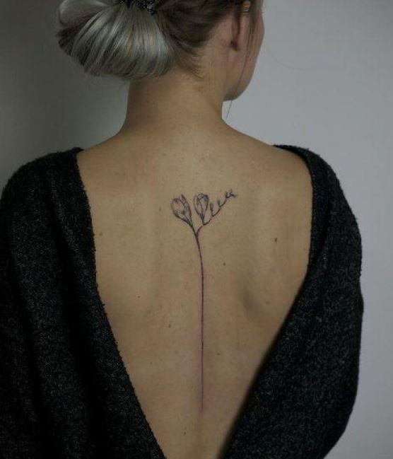 tatouage Coquelicots Minimalistes