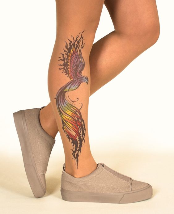 tatouage Un multicolore