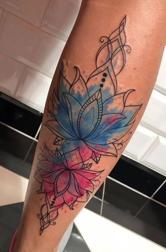 tatouage Lotus & Mandala