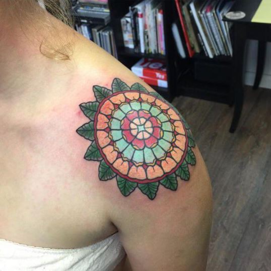 Feuilles de mandala