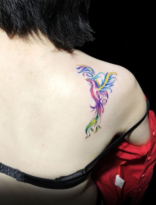 tatouage Phoenix discret