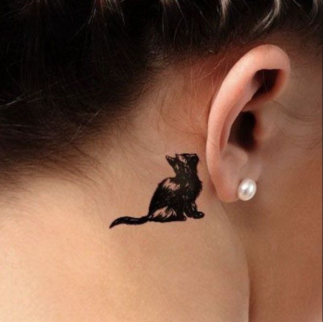 tatouage Chat Noir 