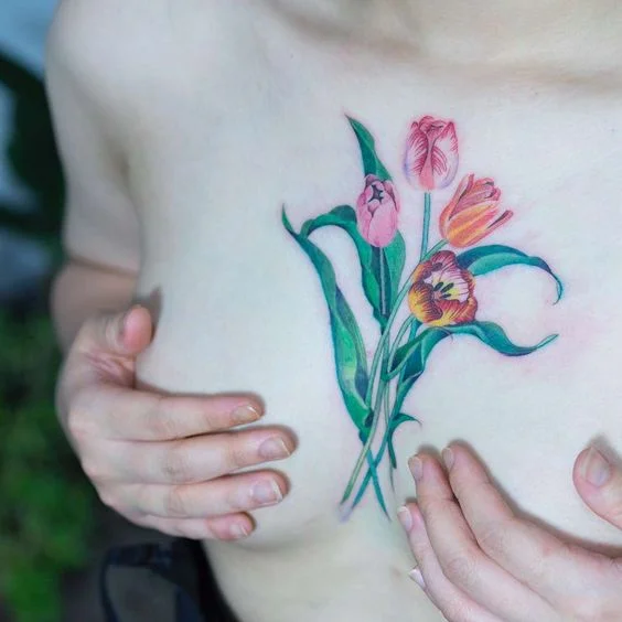 Bouquet De Tulipes Colorées