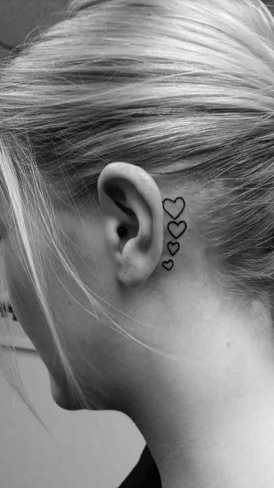 tatouage 4 Cœurs