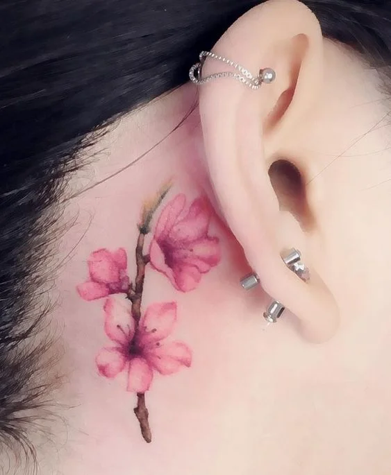 tatouage Fleurs De Cerisier 