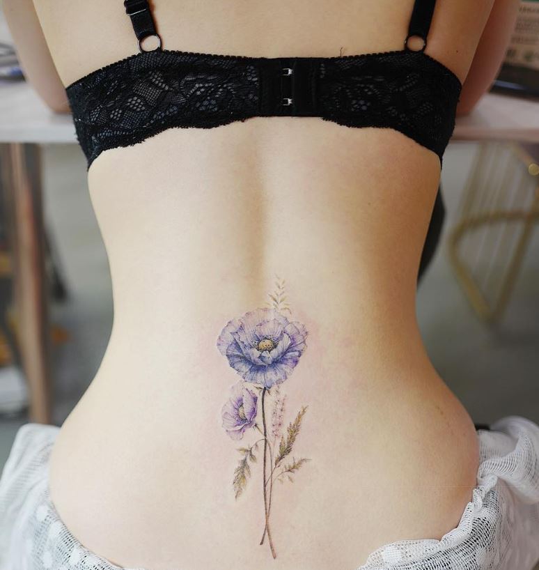 Fleur De Coquelicot Tatouage 