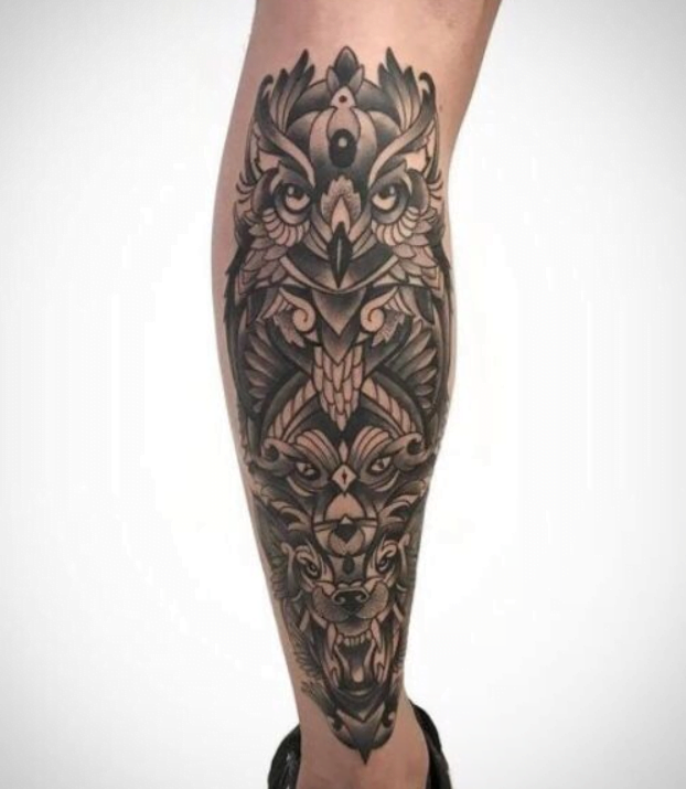 Tatouage Animaux Style Totem