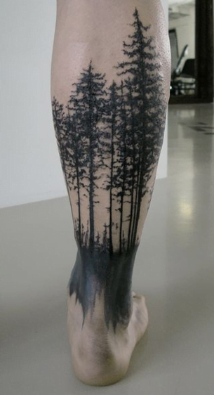 Tatouage Foret Mollet