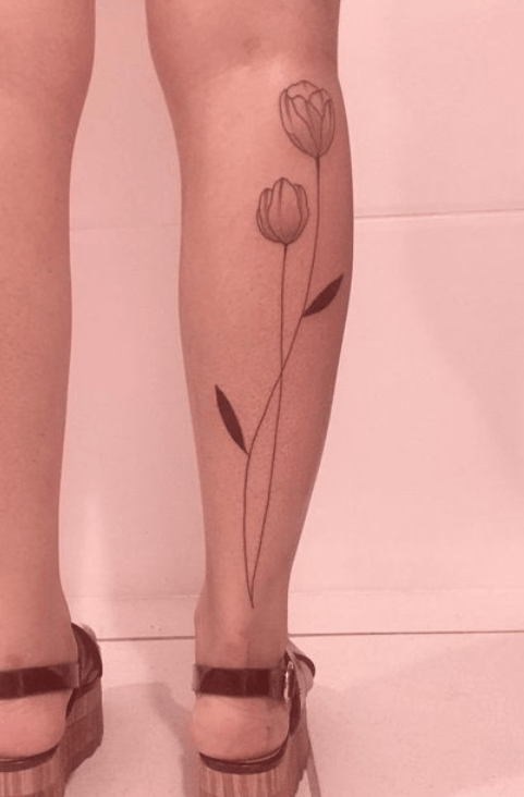 Tatouage Tulipes