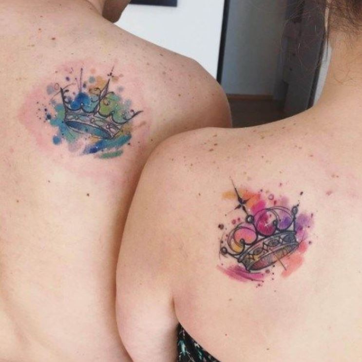 Tatouage Couronne Couple