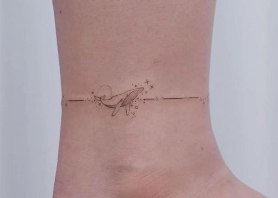 Tatouage Signe Astrologique Poisson Bracelet Baleine 