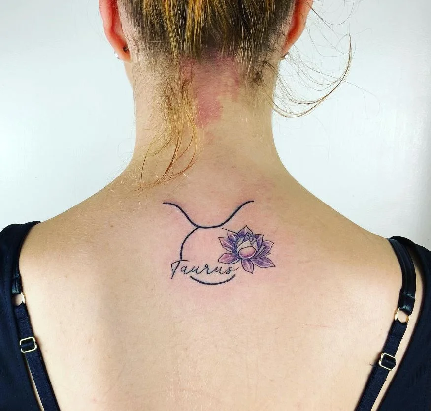 Tatouage Taureau Femme