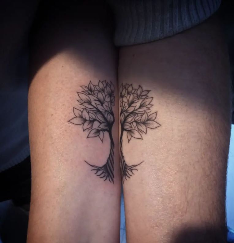 Tatouage Couple Arbre De Vie 