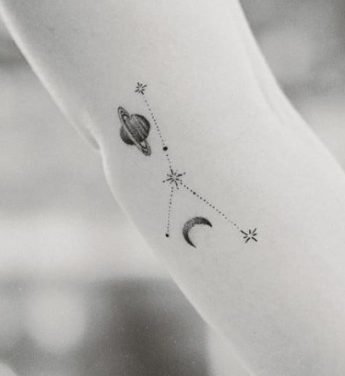 Constellation Du Cancer En Tatouage