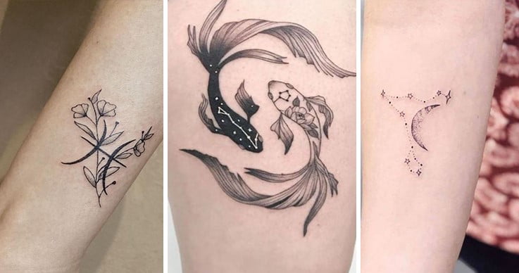 Tatouage Signe Astro Poisson