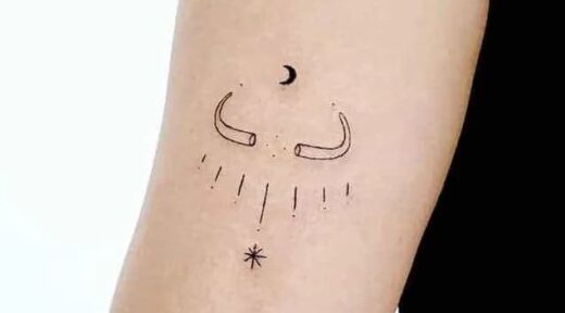 Tatouage signe astrologique taureau : 50 idées et inspirations