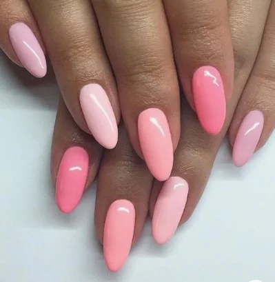 nail Art Rose Pastel