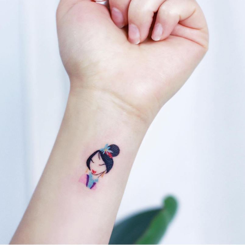 Tatouage Disney Mulan 