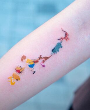 Tatouage Disney Noir Et Blanc