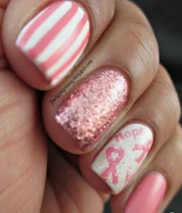 nail Art Ruban Rose